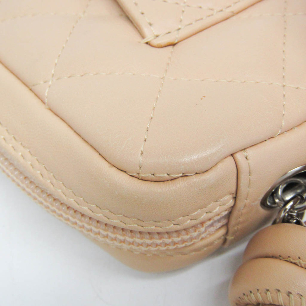 CHANEL Cream Leather Pouch - Picture 8 of 15